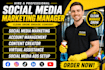 be your social media marketing cleaning manager