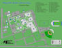 design custom campus map, university map and school wayfinding map