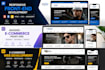develop a responsive modern website using HTML CSS and javascript