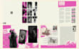 design a modern and creative editorial layout