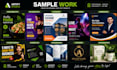 create professional graphic designs, flyers, posters