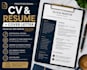create a professional CV and cover letter