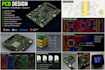 develop embedded firmware , pcb and schematics, iot devices