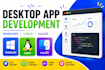develop windows, linux, and macos desktop applications