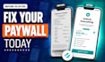 design a high converting app paywall with monetization strategy
