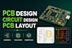 do pcb design, esp8266 iot pcb layout esp32 schematic, multilayer pcb layout