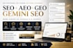 creat aeo gemini SEO for google ai search visibility