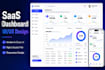 design modern saas dashboard UI UX in figma