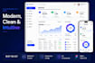 design modern saas dashboard UI UX in figma