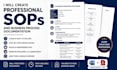 create professional sops and business process documentation