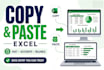 do data entry, product listing and data organization