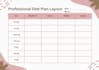 create custom diet plan and meal plan pdf for weight loss