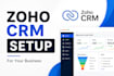 zoho CRM setup for your business