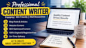 write high quality SEO blog posts and articles