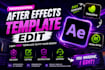 edit any after effects template from videohive or  elements