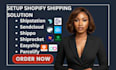 setup shopify shipping solution shipstation sendcloud shippo shiprocket easyship