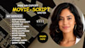 movie script writer screenplay screenwriting  script writing film script