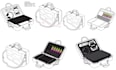 do backpack design hand bag tech pack travel bag technical drawing sketch