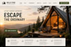 design wix glamping website squarespace cabin camping website hiking website
