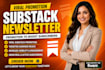 promote your substack newsletter, substack page to boost subscribers