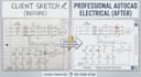 draft electrical schematics, sld and panel layouts in autocad electrical