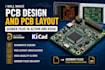 make pcb design and pcb layout gerber files in altium and kicad