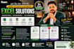 create professional excel formulas, payroll, reports, pivotable, v lookup etc