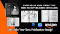 do paperback interior formatting  novel formatting workbook formatting  for kdp