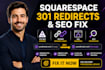 setup squarespace 301 redirects, fix 404 errors, URL mapping and broken links