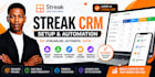 setup streak CRM, automation, workflows and integrations