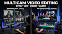 edit your multicam podcast, interview and talking head videos