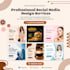 design asthetic and editable canva social media posts for instagram and facebook