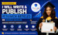 write and publish research articles on google scholar journal increase citations