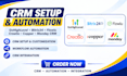 setup gohighlevel automation bitrix24 crm flowlu copper crm creatio monday crm
