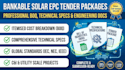 prepare solar epc tender package boq and technical specs