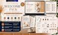 design client welcome packet onboarding guide welcome kit canva editable