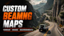create custom beamng maps with detailed environments and terrain