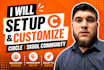 setup and customize circle so, skool community, circle so space and membership