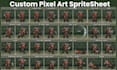 pixel art sprite sheet pixel art asset pixel art character pixel animation rpg