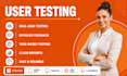 user test beta test manual test saas website app game and provide feedback
