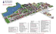 design campus maps, university maps, wayfinding maps, school maps and site plans