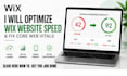 optimize wix website speed mobile performance and core web vitals