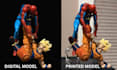 sculpt 3d model character model statue action figure stl obj with printing
