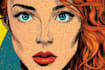 make retro pop art illustrations that pop