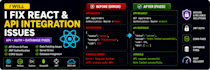 fix react javascript frontend bugs and website issues