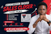 be commission based sales closer sales representative b2b salesperson