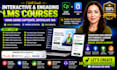 create interactive and engaging lms course using adobe captivate, articulate 360