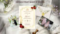 design an elegant custom animated wedding invitation