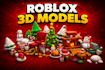 create high quality roblox 3d models, props and ugc items