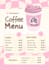 design an attractive restaurant menu or coffee menu using canva